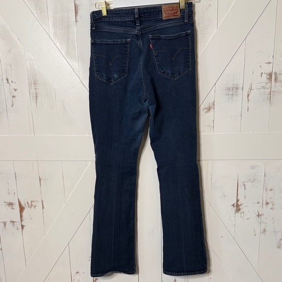 Bootcut Jeans in Deep Indigo Blue - Picture 8 of 11